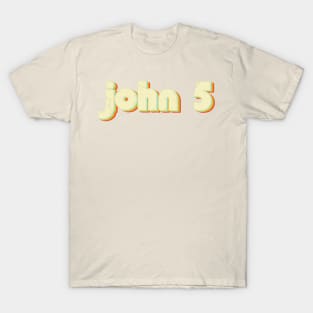 vintage color john 5 T-Shirt